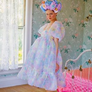 SOLD Selkie Collection Sweetcorn French Puff in 1X